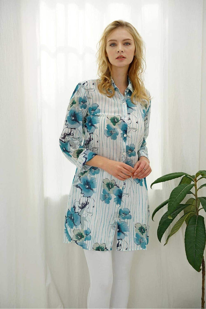 Cotton Button Up Top