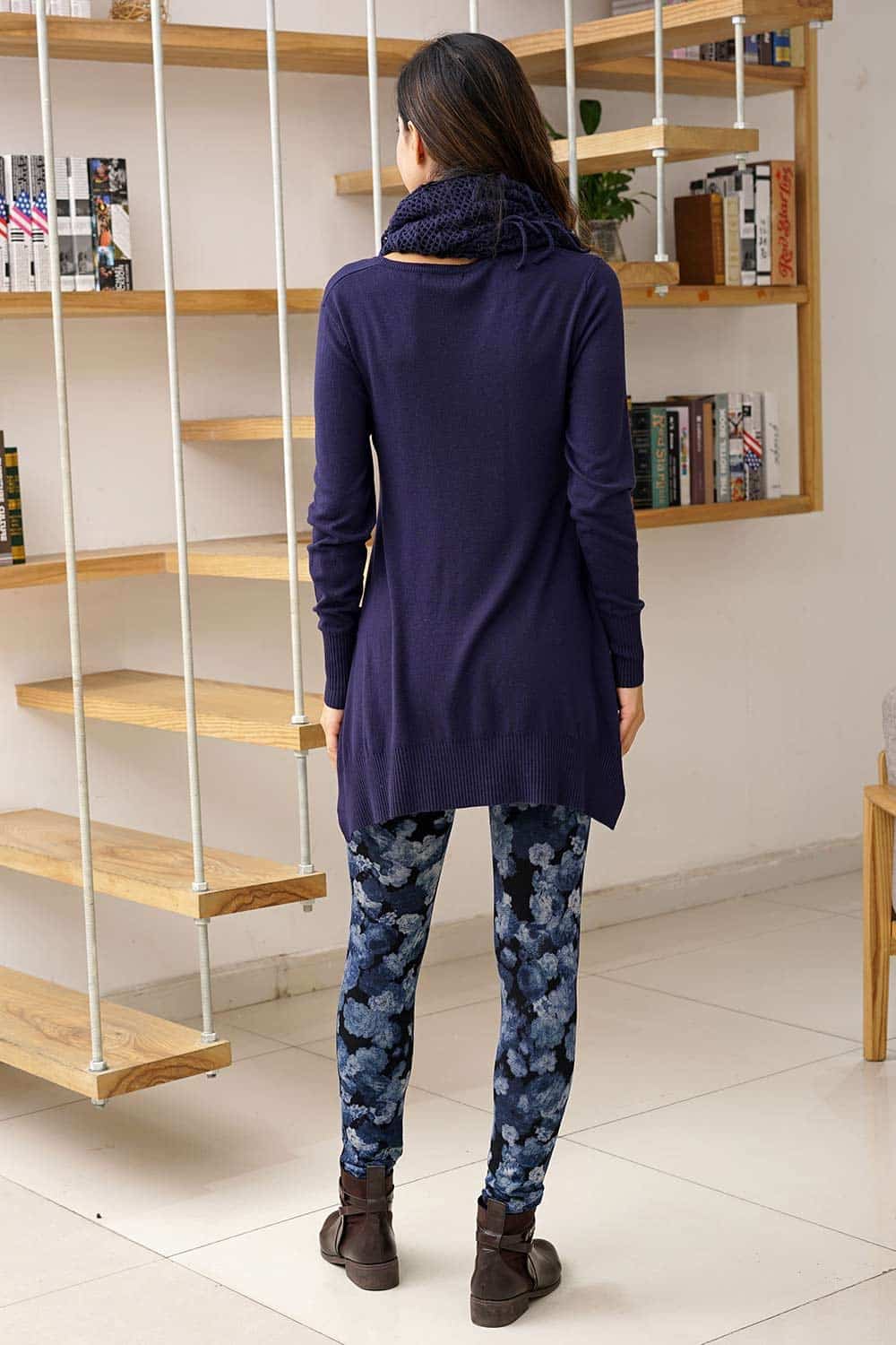 Cashmere Feel Side Slit Tunic