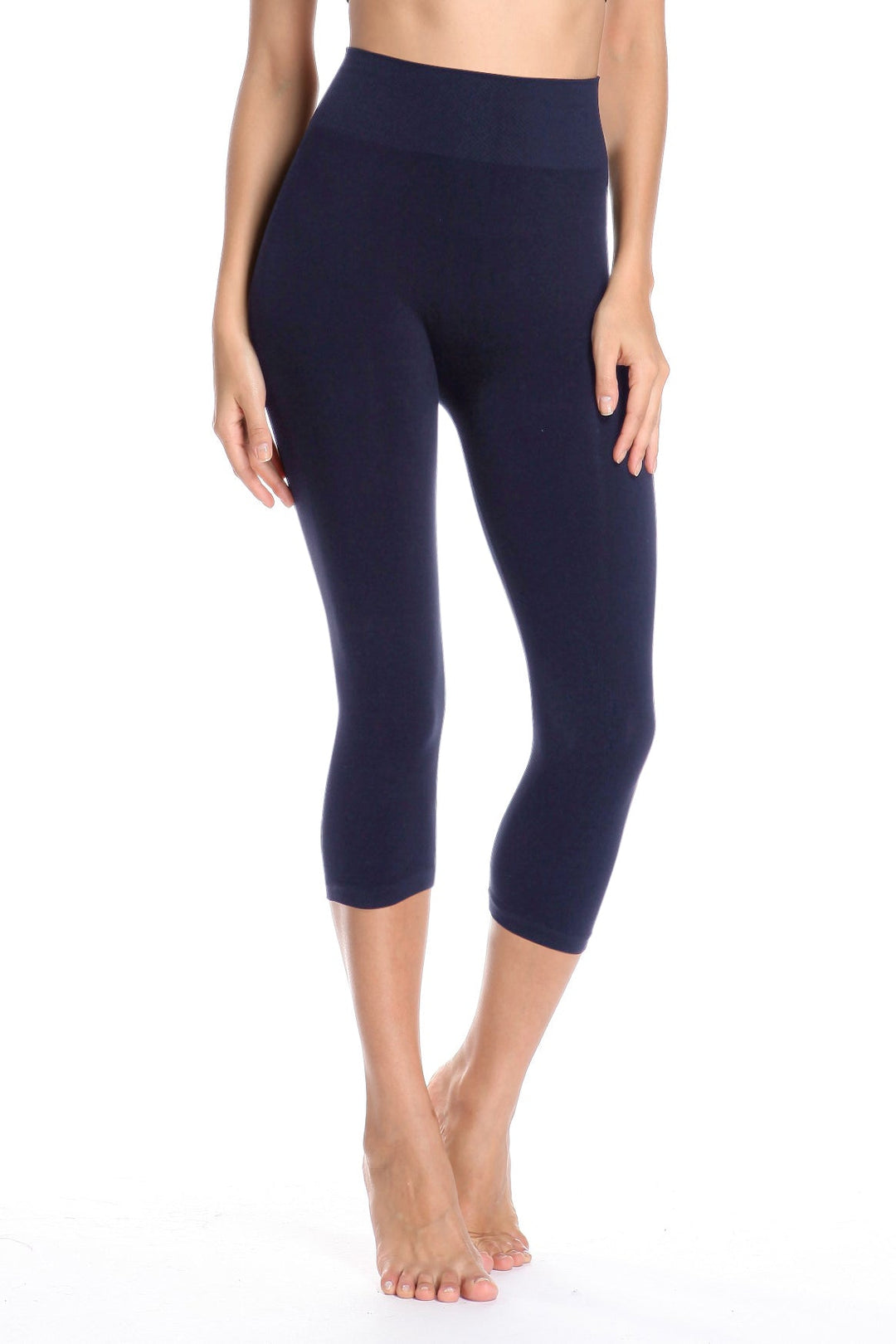 High Band Bamboo Capri - Tummy Tucker